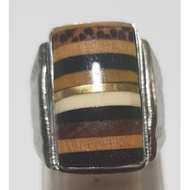 CINCIN KAYU 9 LAPIS PELBAGAI JENIS BESI KUNING SELAPIS ASLI