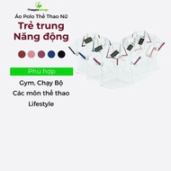 Icado HT605 Women's Sports Polo Shirt High Quality Elastic Breathable World Workout Clothing