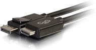 C2G 54326 DisplayPort to HDMI Adapter Cable M/M, TAA Compliant, Black (6 Feet, 1.82 Meters)