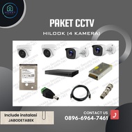 PAKET CCTV HILOOK 4 KAMERA/PAKET CCTV ANALOG HILOOK