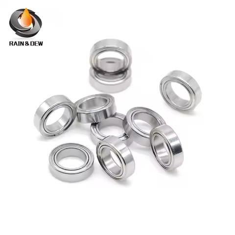 10PCS R3ZZ Bearing ABEC-7 4.762x12.7x4.9 inch Miniature R3 ZZ Ball Bearings R3Z For RC Models