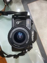 Nikon FG film camera with 28mm lens