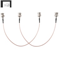 2Pcs 3G HD SDI Cable BNC Cable 30cm 75 Ohm for Cameras  Video Equipment Supports HD-SDI 3G-SDI 4K 8K