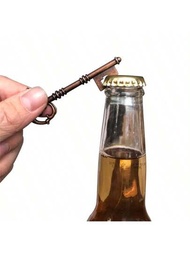 鋅合金鑰匙扣啤酒瓶開瓶器廣告鑰匙扣開瓶器創意開瓶器復古風