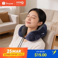 Zero Healthcare Cozy Travel Neck Pillow Massager U-Shape Memory Foam Massage Neck Pillow