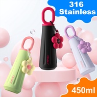 Oball Tumbler Drinking Bottle 450ML Vacuum Heat Cold Resistant SUS 316 Car Cup Thermos