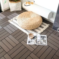 [Factory] 4-Slat Faux Wood Plastic Flooring - Balcony and Bathroom Flooring 30cm x 30cm