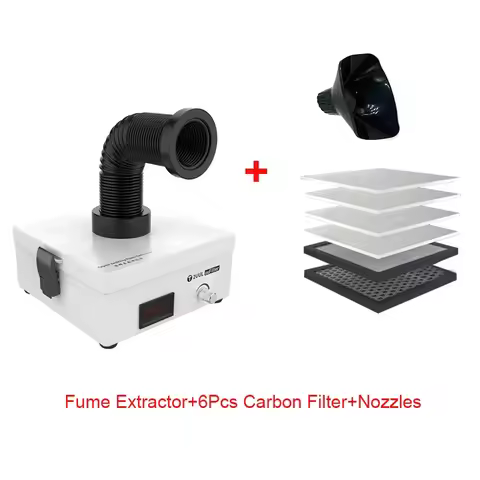 2UUL uuFilter Desktop Soldering Smoke Absorbing Instrument 110v 220v Fume Extractor For Phone Repair