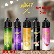 Liquid Nasty X 60 Ml 0Mg Harga 1 Botol