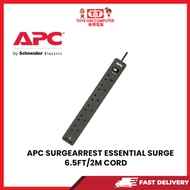 APC SURGEARREST ESSENTIAL SURGE PROTECTOR,6x BS1363 OUTLRT, BS1363 PLUG,6.5FT/2M CORD