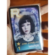 Aespa winter photocard superstar