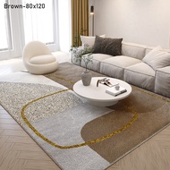 YEYA พรมกันลื่น พรมลายอัดเรียบ พรมลายกราฟฟิค พรม พรมปูพื้น พรมห้องนั่งเล่น พรมห้องนอน พรมขนสั้น ลายเ