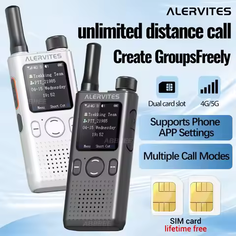 BAOFENG AT1 Network Walkie Talkie Portable POC Radio Create Groups Freely Global 4G/5G Unlimited Dis