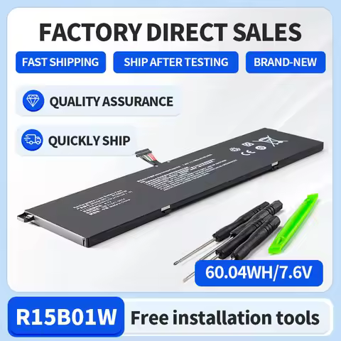 SOMI R15B01W New Laptop Battery For Xiaomi Pro 15.6" GTX TM1701 Series Notebook 7.6V 7900mAh 60.04WH
