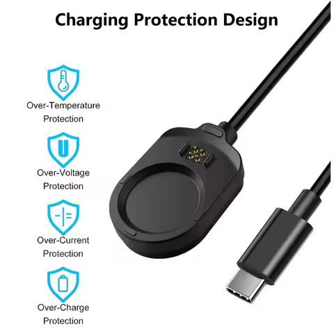 USB-C & A Fast Charger For Garmin MARQ2 Gen2 Adventurer/Driver/Aviator/Captain/Athlete/Golfer Smartw