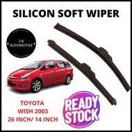 TOYOTA WISH 2003 Soft Silicone Wiper