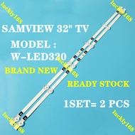 SAMVIEW 32" TV W-LED320 TV LED BACKLIGHT BAR READY STOCK WLED320 LED320