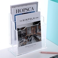 Acrylic Ad Brochure Holder  Rack Card Display, A4 A5 A6  Plastic Trifold 4 Inches Wide Pamphlet Hold