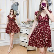 Balinese Daster Lindy Dress/ Rayon Daster Motif Model Kekinian Bestseller