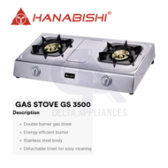 Hanabishi GS 3500 Double Burner Gas Stove