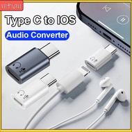 Type C to IOS Earphone Audio Converter Type C Male To IOS Female Headphone Audio Adapter HiFi Music 