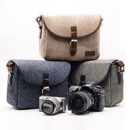 Retro Photo Camera Bag Case Cover For Canon EOS 200D 77D 7D 80D 800D 1300D 6D 70D 760D 750D 700D 600