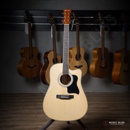 Caesar X-416C-N Budget Beginner 41-inch Cutaway Body Acoustic Guitar - Natural