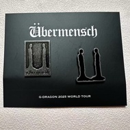 G-DRAGON Übermensch 2025 World Tour Metal Badge Set