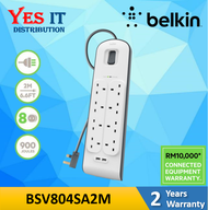 Belkin Surge Protector F9H410SA2M / F9H402SA2M-MY / BSV804SA2M / BSV604SA2M 4 & 8 Outlet Strip 2.4 A
