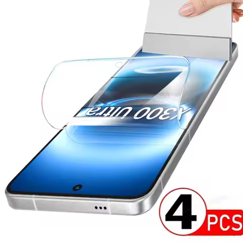 4PCS Hydrogel Film For VIVO X300 X200 FE S30 Pro Mini X100 Ultra X90 X80 X70 Pro Screen Protector Fo