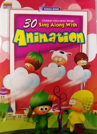Children Education Songs 30 Sing Along With Animation VCD With Book