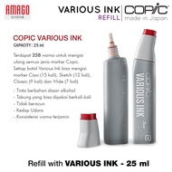 COPIC Various Ink - Refill Copic - CVI - 25 ML - COPIC Refill Ink