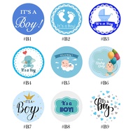 Baby Full Moon/Baby Shower Sticker宝宝弥月之喜贴纸5cm70PCS