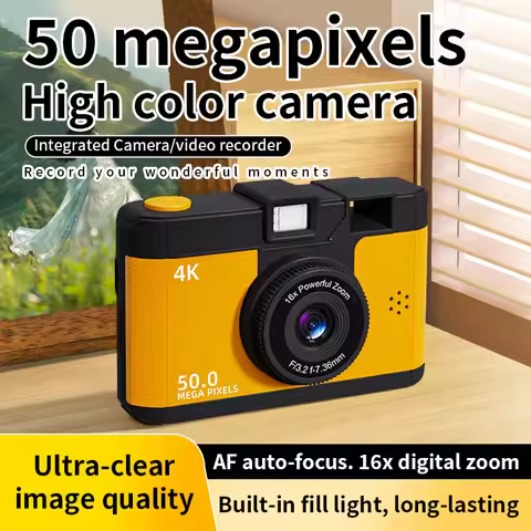 4K Digital Camera Student HD Camera 50 Million Hd Pixel Retro Ccd Portable Card Entry-level Camera A