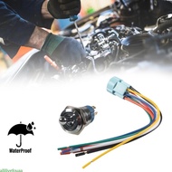 allilivefouaa Lighted Toggle Switch 12V Waterproof Toggle Switch IP67 12V 20A LED Toggle Switch 16mm