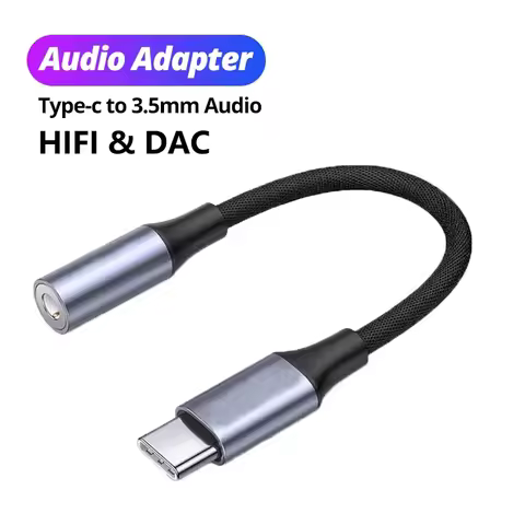 USB Type C to 3.5mm Jack Earphone Adapter Type USB C to 3.5mm Headphones AUX Audio Cable For iPhone 
