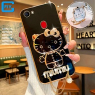 ที่คลุมเคสโทรศัพท์กระจกแต่งหน้าสำหรับ OPPO F5 / OPPO F7 / OPPO เคสโทรศัพท์ F9จี้แฟชั่นขั้นสูง