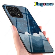 Jingsanc Ốp Đầy Màu Sắc Cho Honor X8A Ốp Điện Thoại Rainbow Gradient Fantasy Cốc Họa Tiết Ngôi Sao Ố