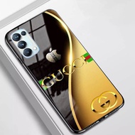 Softcase Glass Kaca OPPO RENO 5 - Casing Hp OPPO RENO 5 - C01 - Pelindung hp OPPO RENO 5  - Case Handphone OPPO RENO 5 - Casing Handphone OPPO RENO 5