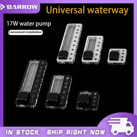 Barrow Distroplate Watercooling 120/240/360MM Universal Integrated Pump Waterway Board Computers Wat