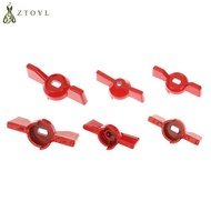 2Pcs Aluminum Handle Valve Handle Ball Valve Handle Wrench Red Butterfly Handle Accessories