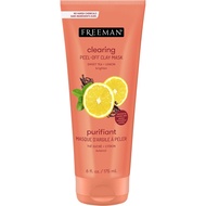 Freeman Clearing Sweet Tea & Lemon Peel-Off Clay Facial Mask, Antioxidant Rich Skincare Treatment, P