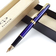 Parker sonnet ปากกาหมึกซึม & ตัวแปลงหมึกวิจิตรปลายปากกาด้วยหมึกสีดำเติมเคลือบสีดำเคลือบทองตัด