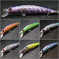 wLure Fishing Lure  9cm 7g Plastic beads to Make Crisp Sound Fresh Water Floating Minnow Bronzing an