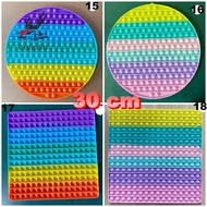 Tiktok Push big pop it fidget toy Bubble big size animal keyboard big dinosaur among us unicorn besa