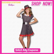 Ally Capone Gangster Costume for Girls Halloween Costume