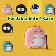 READY STOCK!  For Jabra Elite 4 Case Creative Cartoon for Jabra Elite 4 Casing Soft Earphone Case Co