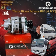 {A3TN6279} Alternator Isuzu Hicom Perkasa 4hf1 4.3CC Diesel [B-Belt] [3Pin] [60A] [24V] [Hitachi Typ