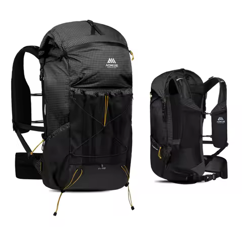 AONIJIE Large Hiking Backpack 42L Camping Backpack with Rain Cover Lightweight Travel Bag Backpackin