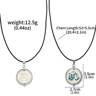 Of League Arcane Legends Ekko Blue Rose Kstyle Pendant Necklace For Youth Anime Enthusiasts And